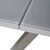 Стол обеденный раскладной T-910 (1400-1800x850x760) Light Grey (серое матовое стекло/серый лак), изображение 2 | Интернет магазин мебели и декора LifeDekor