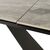 Стол обеденный раскладной T7451 Plazza-II (1600-2000х900х760) Ceramic (темно-серая керамика/черный матовый), изображение 2 | Интернет магазин мебели и декора LifeDekor