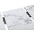 Стол обеденный раскладной T7464 (1600-2000x900x760) White Marble/Steel (белый глянцевый мрамор керамика), изображение 8 | Интернет магазин мебели и декора LifeDekor