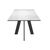 Стол DikLine DKM120 Керамика Carrara Gloss (мрамор глянец белый)/подстолье черное, изображение 8 | Интернет магазин мебели и декора LifeDekor