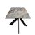 Стол DikLine EKX160, Керамика Venetian Brown Light глянец (К4), опоры черные (2 уп.), изображение 5 | Интернет магазин мебели и декора LifeDekor