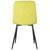 Набор 4 шт Стул обеденный DOBRIN CHILLY ROMBO, Лайм Simple 14, основание черное, Вариант: Лайм Simple 14, основание черное, изображение 6 | Интернет магазин мебели и декора LifeDekor