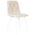 Стул обеденный DOBRIN CHILLY ROMBO, Бежевый Simple 44, основание белое, Вариант: Бежевый Simple 44, основание белое | Интернет магазин мебели и декора LifeDekor