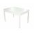 Стол Гамбург 2, Белый/Стекло белое, изображение 2 | Интернет магазин мебели и декора LifeDekor