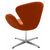 Кресло SWAN STYLE CHAIR терракотовый, искусственная замша, изображение 5 | Интернет магазин мебели и декора LifeDekor