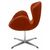 Кресло SWAN STYLE CHAIR терракотовый, искусственная замша, изображение 4 | Интернет магазин мебели и декора LifeDekor