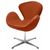 Кресло SWAN STYLE CHAIR терракотовый, искусственная замша, изображение 3 | Интернет магазин мебели и декора LifeDekor