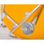 Набор 2 шт Кресло дизайнерское DOBRIN EMILY, желтая ткань AF13, хромированная сталь, Вариант: желтая ткань AF13, хромированная сталь, изображение 10 | Интернет магазин мебели и декора LifeDekor