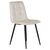 Набор 4 шт Стул обеденный DOBRIN CHILLY, Кремовый Holland 05, основание черное, Вариант: Кремовый Holland 05, основание черное, изображение 4 | Интернет магазин мебели и декора LifeDekor