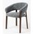 Стул СЕЛЕРИ  (CELERY) цвет серый UF928-14, шенилл / орех | Интернет магазин мебели и декора LifeDekor