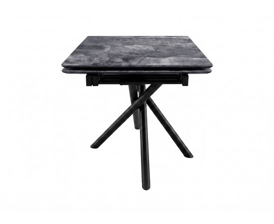 Стол DikLine BKX110 Керамика серый глянец (italian middle grey)/подстолье черное/опоры черные (2уп.), изображение 2 | Интернет магазин мебели и декора LifeDekor
