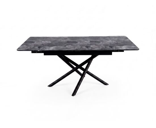 Стол DikLine BKX110 Керамика серый глянец (italian middle grey)/подстолье черное/опоры черные (2уп.), изображение 3 | Интернет магазин мебели и декора LifeDekor