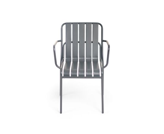"Гелиос" стул стальной, цвет темно-серый, изображение 2 | Интернет магазин мебели и декора LifeDekor