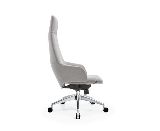 Кресло руководителя TopChairs Bow в ткани серый, изображение 4 | Интернет магазин мебели и декора LifeDekor