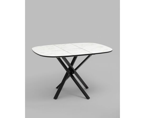 Стол раскладной Нордвуд 90х90х75 см белый мрамор, изображение 6 | Интернет магазин мебели и декора LifeDekor