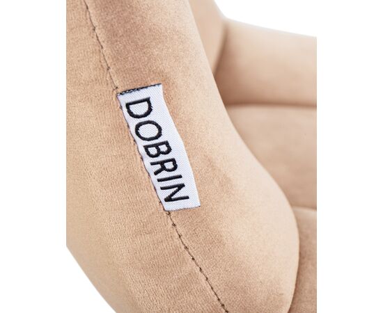 Стул обеденный DOBRIN ALEX, хром ножки, мокко велюр (V108-104),, Вариант: хром ножки, мокко велюр (V108-104),, изображение 7 | Интернет магазин мебели и декора LifeDekor