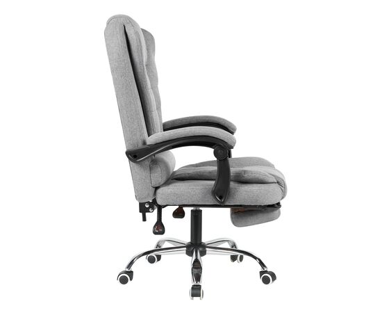 Кресло руководителя TopChairs President NEW серое в ткани, изображение 4 | Интернет магазин мебели и декора LifeDekor