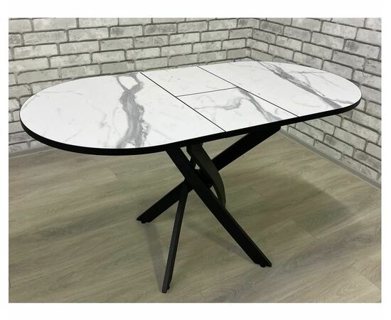 Стол Андромеда 2, Черный муар/Мрамор, изображение 15 | Интернет магазин мебели и декора LifeDekor