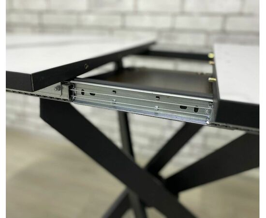 Стол Андромеда 2, Черный муар/Мрамор, изображение 17 | Интернет магазин мебели и декора LifeDekor