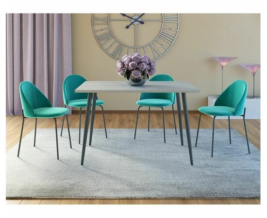 Стол Браун, Маренго серый/Наоми, изображение 5 | Интернет магазин мебели и декора LifeDekor