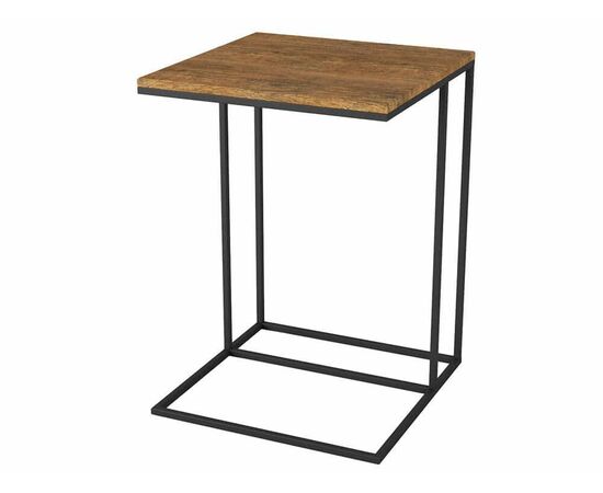 Стол придиванный Хайгрет дуб американский/черный | Интернет магазин мебели и декора LifeDekor