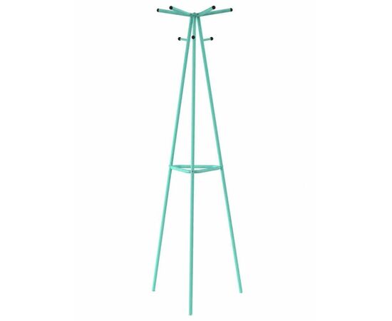 Вешалка напольная Галилео 217 бирюзовый | Интернет магазин мебели и декора LifeDekor