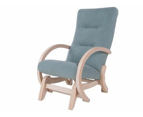 Кресло-качалка маятник Мэтисон ткань минт, каркас береза белая | Интернет магазин мебели и декора LifeDekor