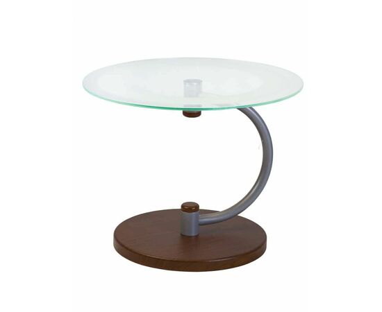 Стол журнальный Дуэт 13Н металлик/ср.-кор/прозр. | Интернет магазин мебели и декора LifeDekor