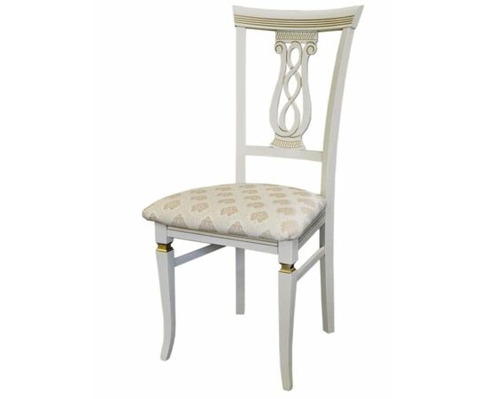 Стул Агнесс слоновая кость/золото, Маркус ваниль | Интернет магазин мебели и декора LifeDekor