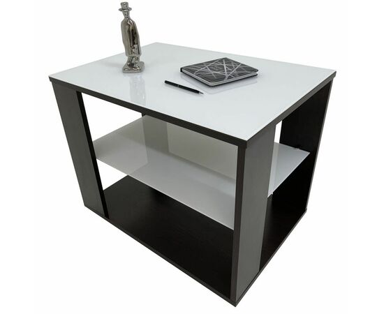 Стол журнальный BeautyStyle 5 венге/стекло белое | Интернет магазин мебели и декора LifeDekor