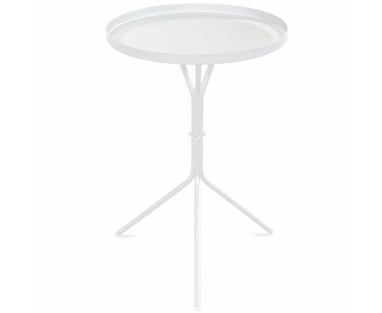 Столик журнальный SHT-CT11 белый муар | Интернет магазин мебели и декора LifeDekor