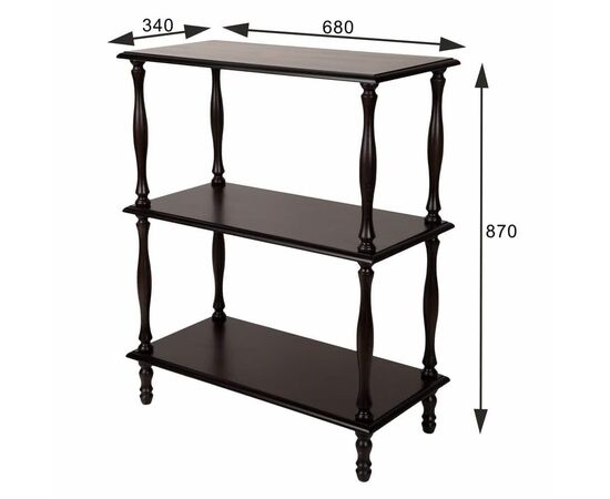 Этажерка П 9 венге | Интернет магазин мебели и декора LifeDekor