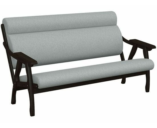 Диван Вега 10 ткань серый, каркас венге | Интернет магазин мебели и декора LifeDekor