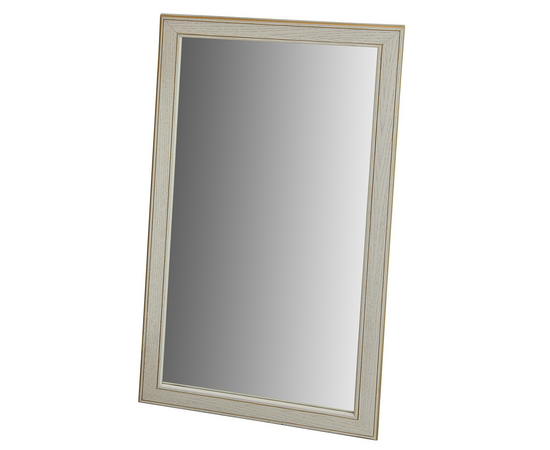 Зеркало Васко В 61Н белый ясень/золото 110 см х 60 см | Интернет магазин мебели и декора LifeDekor