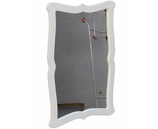 Зеркало навесное Берже 23 белый ясень 97 см х 67 см | Интернет магазин мебели и декора LifeDekor