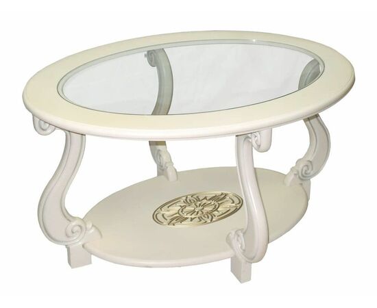 Стол журнальный Овация (С) слоновая кость/золото | Интернет магазин мебели и декора LifeDekor