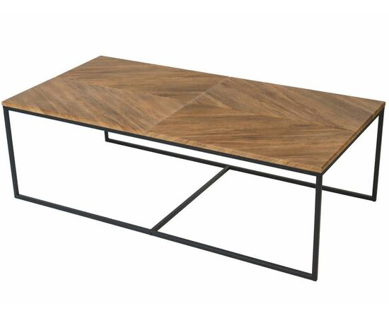 Стол журнальный Эклектик дуб американский/чёрный | Интернет магазин мебели и декора LifeDekor