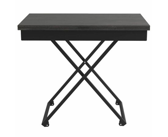 Стол универсальный трансформируемый АНДРЭ Loft ЛДСП интра/чёрный | Интернет магазин мебели и декора LifeDekor