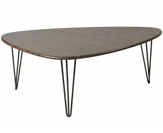 Стол журнальный Престон браун/черный | Интернет магазин мебели и декора LifeDekor