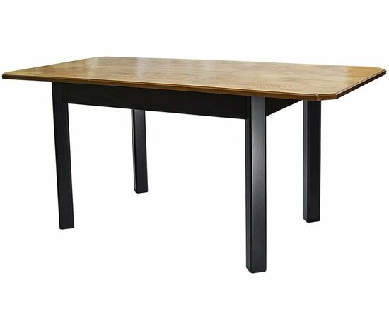 Стол обеденный Мариус М 80 дуб/чёрный 120/170*80 | Интернет магазин мебели и декора LifeDekor