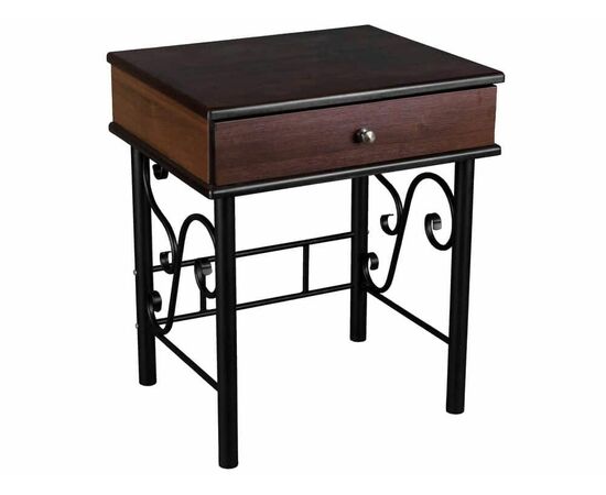 Тумба Сартон 11 черный/средне-коричневый | Интернет магазин мебели и декора LifeDekor