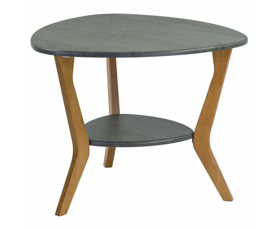 Стол журнальный BeautyStyle 15 серый бетон/бук | Интернет магазин мебели и декора LifeDekor