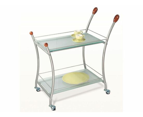 Стол сервировочный Поло металлик/ матовое | Интернет магазин мебели и декора LifeDekor