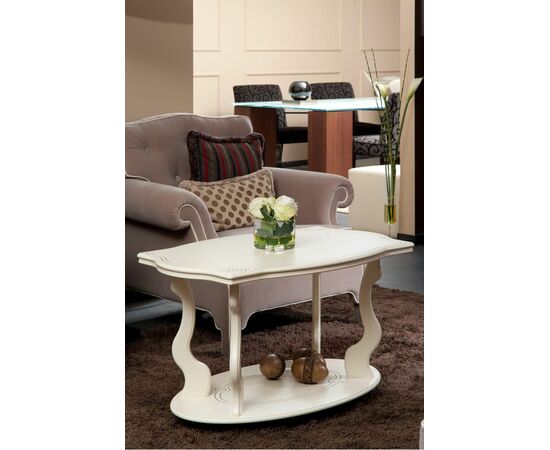 Стол журнальный Берже 3 слоновая кость | Интернет магазин мебели и декора LifeDekor