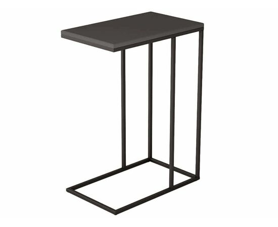 Стол придиванный Агами графит/чёрный | Интернет магазин мебели и декора LifeDekor