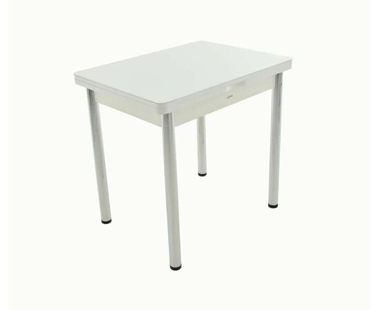 Стол Бари мини, Стекло, Белый | Интернет магазин мебели и декора LifeDekor