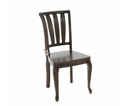 Стул Кабриоль, Жесткий, Орех темный, изображение 5 | Интернет магазин мебели и декора LifeDekor