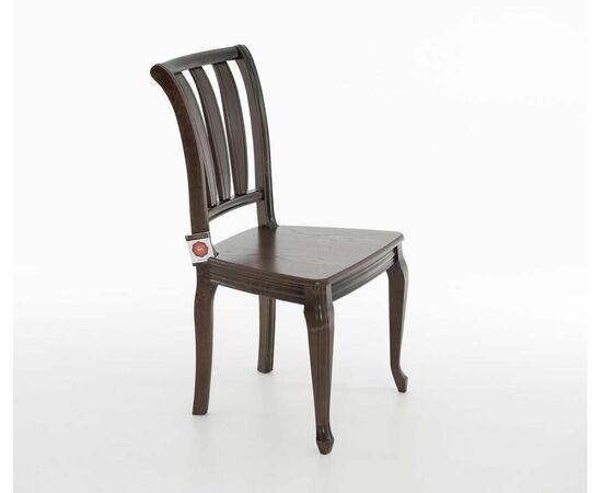 Стул Кабриоль, Жесткий, Орех темный, изображение 7 | Интернет магазин мебели и декора LifeDekor