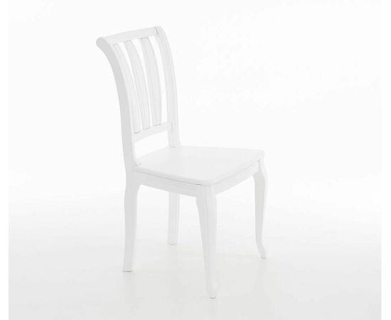 Стул Кабриоль Жесткий, Белый, изображение 10 | Интернет магазин мебели и декора LifeDekor