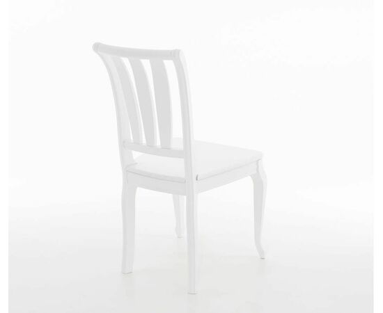 Стул Кабриоль Жесткий, Белый, изображение 3 | Интернет магазин мебели и декора LifeDekor